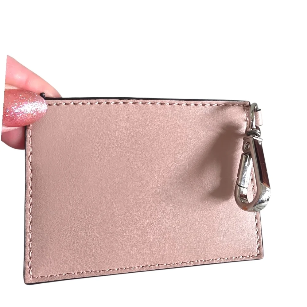 Nine West Blush AirPods Case & Card Holder Keychain Set